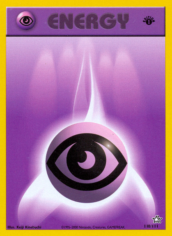 Neo Genesis Psychic Energy #110/111 first edition